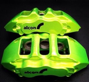 Powder coating calipers