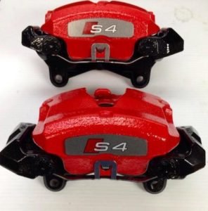 Powder coating calipers